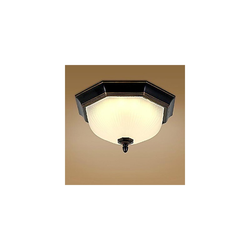 Traditional Classic Retro Mini Style Others Metal Flush Mount