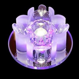 Modern Contemporary Crystal Metal Flush Mount