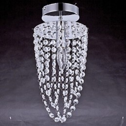 Flush Mount Crystal Modern Contemporary Outdoors Metal