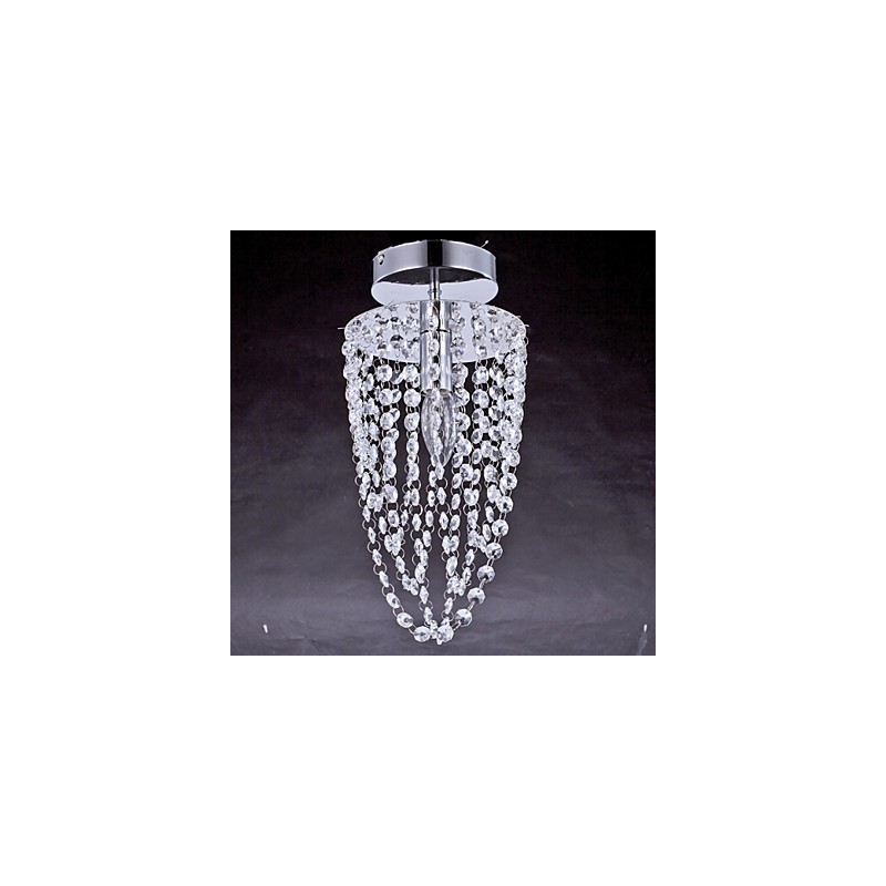 Flush Mount Crystal Modern Contemporary Outdoors Metal