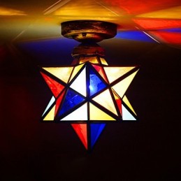 Artistic Individuality Creative Porch Modern Stars Absorb Dome Light Lamp