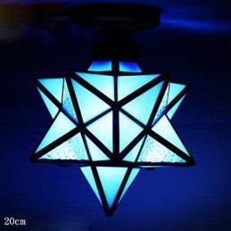 Artistic Individuality Creative Porch Modern Stars Absorb Dome Light Lamp