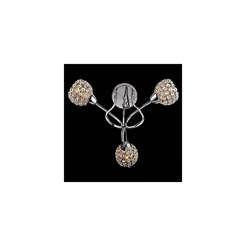 Modern Contemporary Traditional Classic Crystal Electroplated Metal Pendant Light Flush Mount