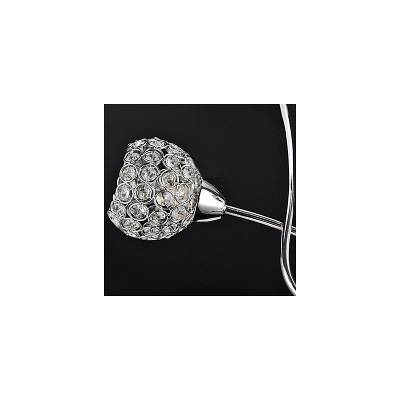 Modern Contemporary Traditional Classic Crystal Electroplated Metal Pendant Light Flush Mount