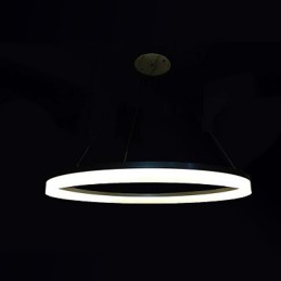 Round Pendant Light Modern Acrylic Lamps Lighting Luxurious Single Ring Ceiling Lights Fixtures