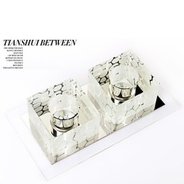 27*15*5CM Crystal Ceiling Lamp Spotlight SMD 6W Creative Lamp Tube Light Colorful Color Dome Light