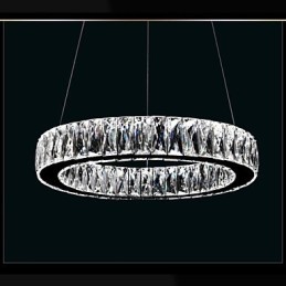 Crystal Chandelier Lights Lighting Modern Single Rings K9 Large Crystal Indoor Ceiling Light Fixtures