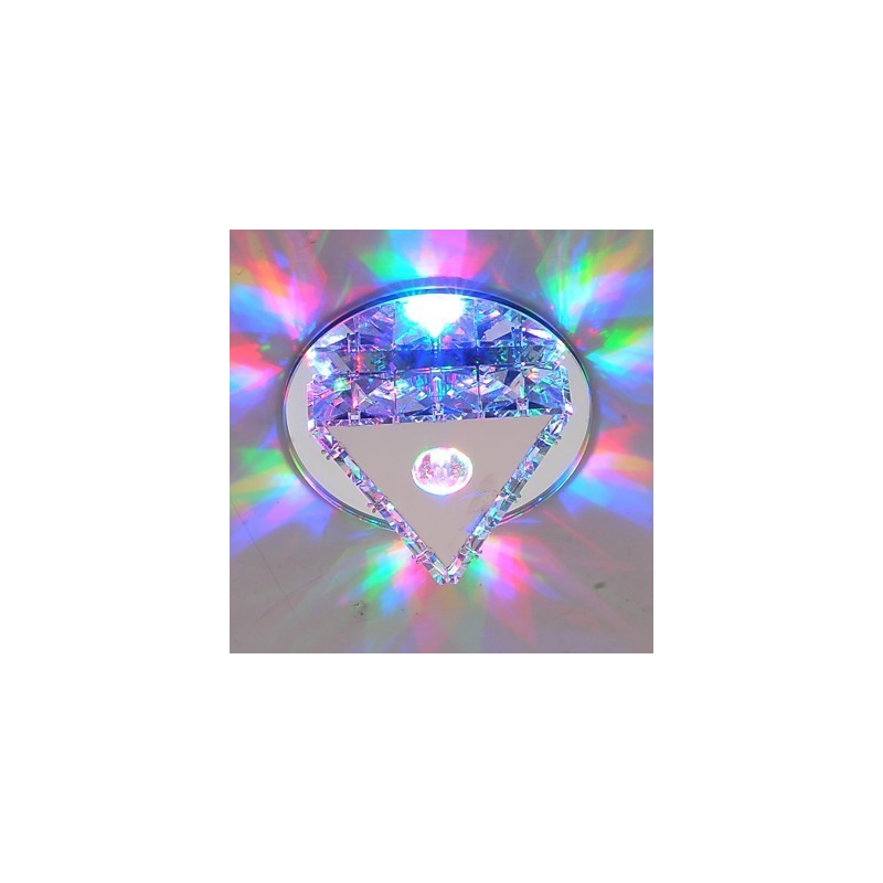 Crystal Mini Style Glass Flush Mount Kids