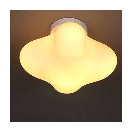 22*22CM Contemporary And Contracted Single Head Lucky Grass Glass Dome Light