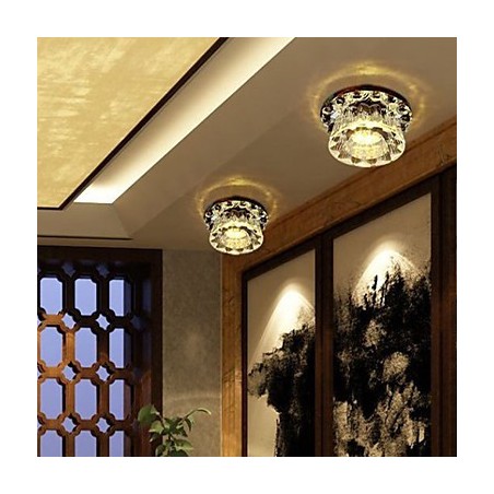 Modern Contemporary Crystal Others Crystal Flush Mount