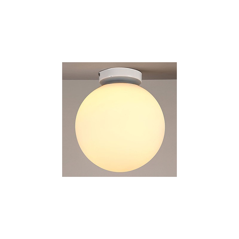 Contracted And Contemporary White Ball Glass Dome Light