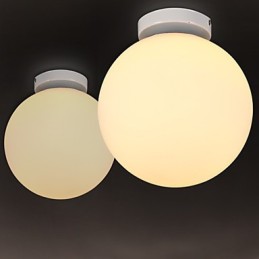Contracted And Contemporary White Ball Glass Dome Light