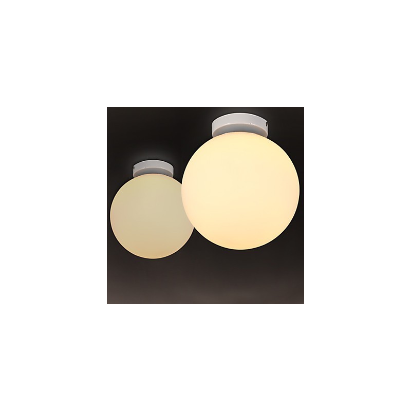 Contracted And Contemporary White Ball Glass Dome Light