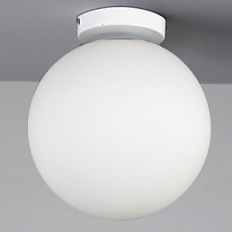 Contracted And Contemporary White Ball Glass Dome Light
