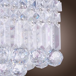 Modern Contemporary Crystal Mini Style Flush Mount