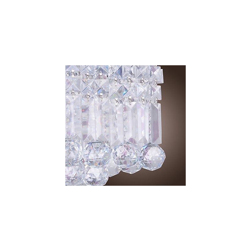 Modern Contemporary Crystal Mini Style Flush Mount