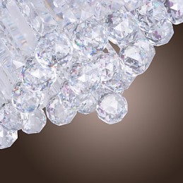Modern Contemporary Crystal Mini Style Flush Mount