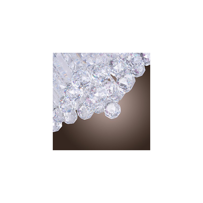 Modern Contemporary Crystal Mini Style Flush Mount