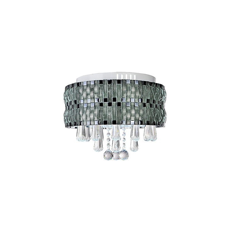 Graceful Crystal Flush Mount