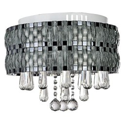 Graceful Crystal Flush Mount