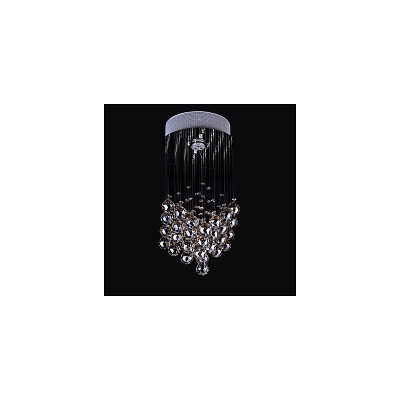 1 Light Clear light K9 Crystal Chandelier Lamp