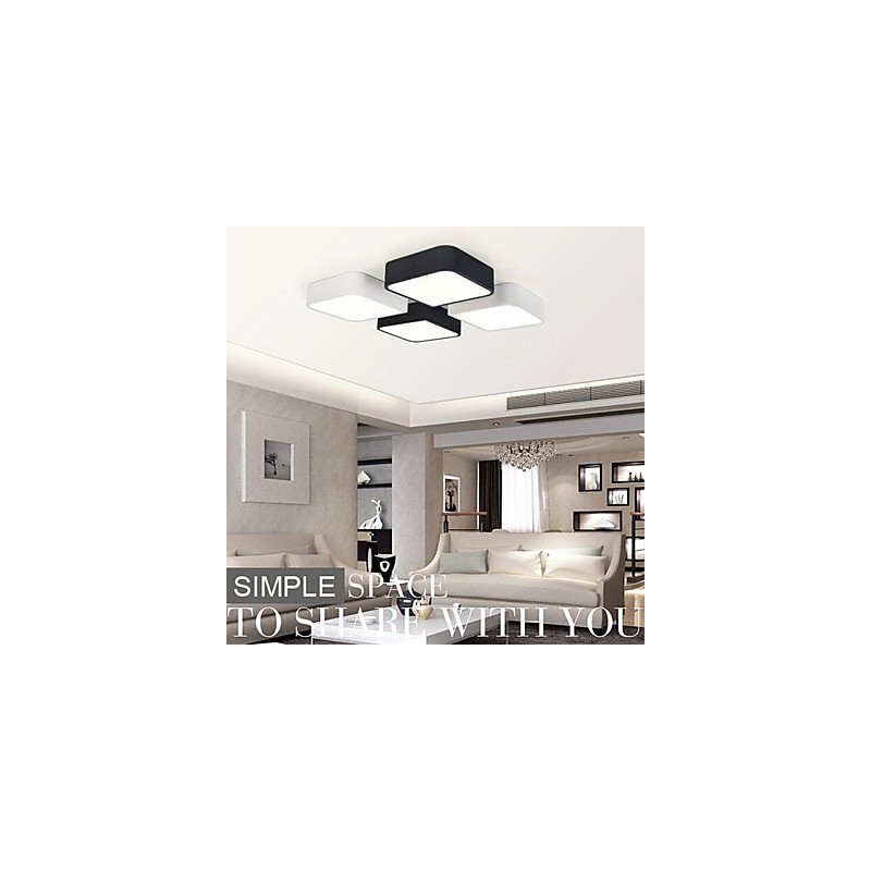Modern Contemporary Painting Metal Flush Mount Light
