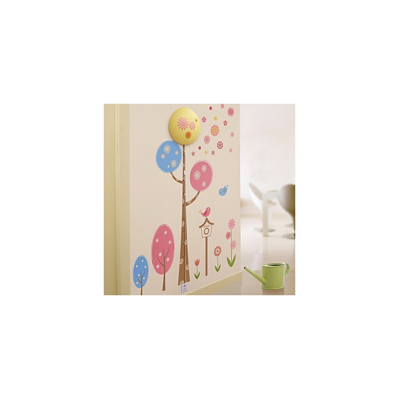 Creative 3 D Wall Paper Wall Lamp Modern Night Light Can Remove The Wall Stickers Lights