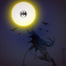 Creative Fashion Batman Wallpaper Diy Wall Stick Small Night Lamp Wall Lamp Lights