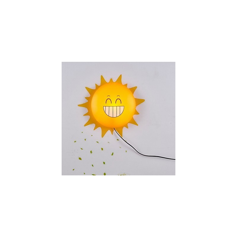 Wallpaper Wall Lamps Flower Face DIY Fun Atmosphere Nightlight Children Bedside lamp Decoration Sun