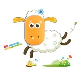 9*6*Fun To Play With Creative Spirit Intelligent Light Control Small Night Light Children Wall Lamp Lights