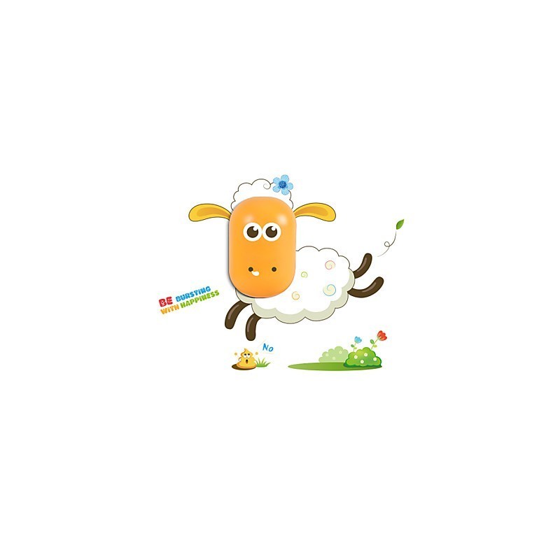 9*6*Fun To Play With Creative Spirit Intelligent Light Control Small Night Light Children Wall Lamp Lights