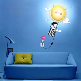 Wall Sconces Modern Contemporary Creative 3D Wall Paper Wall Lamp Light