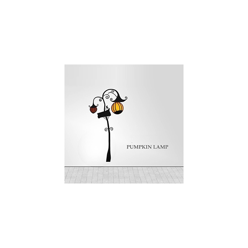 Pumpkin High Temperature Resistant Plastic Light And Creative 3D Wall Paper Wall Lamp