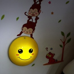 Wall stickers Monkeys light activated intelligent induction smetope adornment wall lamp