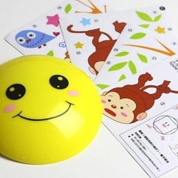 Wall stickers Monkeys light activated intelligent induction smetope adornment wall lamp