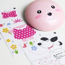 Wall stickers bear light activated intelligent electric induction smetope adornment wall lamp