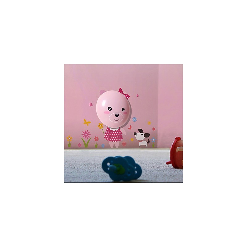 Wall stickers bear light activated intelligent electric induction smetope adornment wall lamp