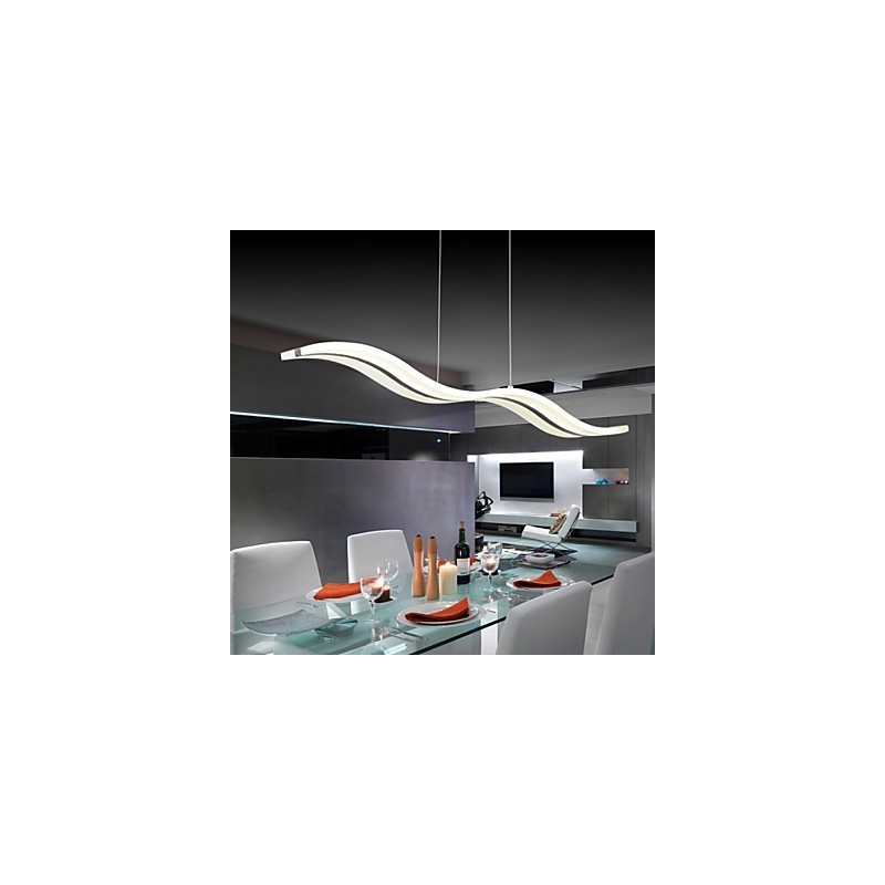 Modern Contemporary Chrome Pendant Light