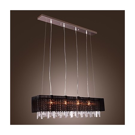 Modern Contemporary Island Crystal Others Metal Pendant Light