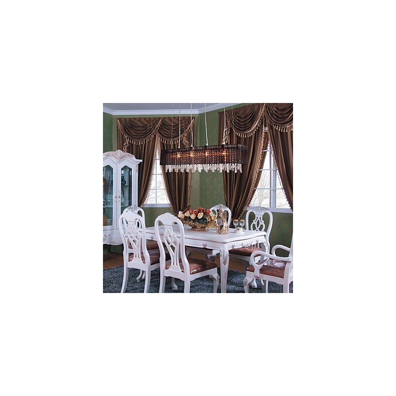 Modern Contemporary Island Crystal Others Metal Pendant Light