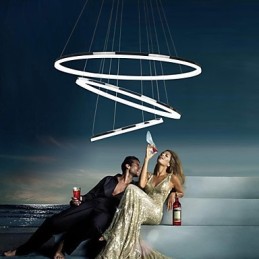 70W Modern Contemporary Mini Style Electroplated Metal Pendant Light