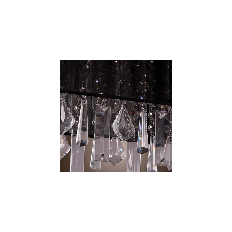 Modern Contemporary Island Crystal Others Metal Pendant Light