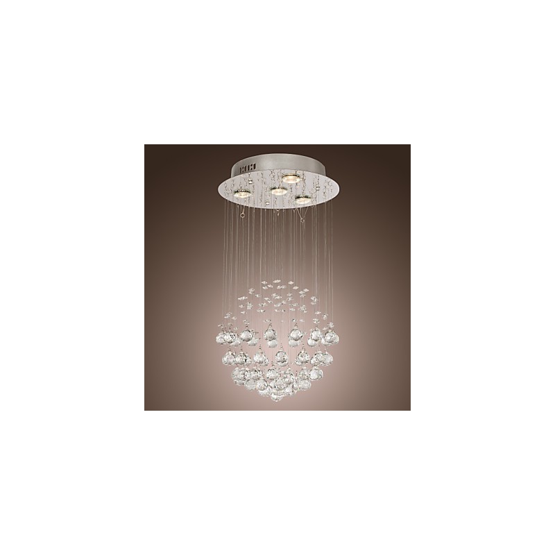 Chandelier Luxury Modern Crystal 4 Lights