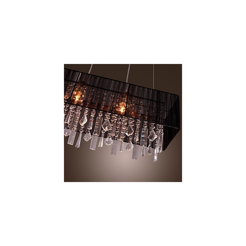 Modern Contemporary Island Crystal Others Metal Pendant Light