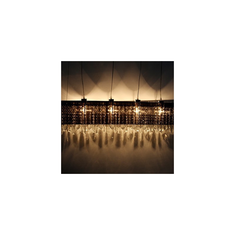 Modern Contemporary Island Crystal Others Metal Pendant Light