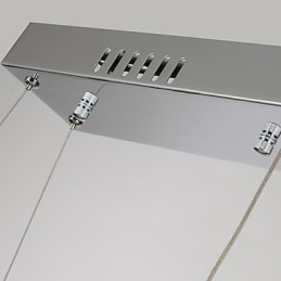 Modern Contemporary Crystal Chrome Metal Pendant Light