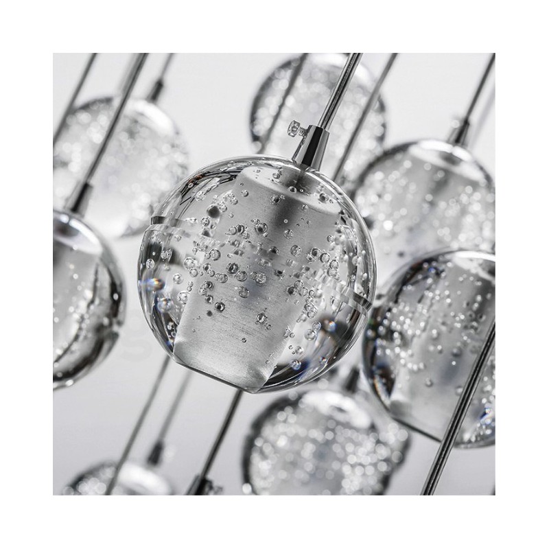 Creative Engineering Stage Meteorer Crystal Ball Pendant Light