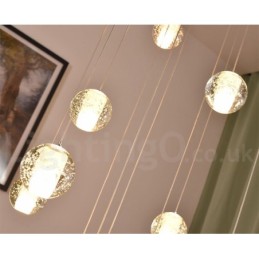 Creative Engineering Stage Meteorer Crystal Ball Pendant Light