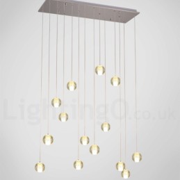 Creative Engineering Stage Meteorer Crystal Ball Pendant Light