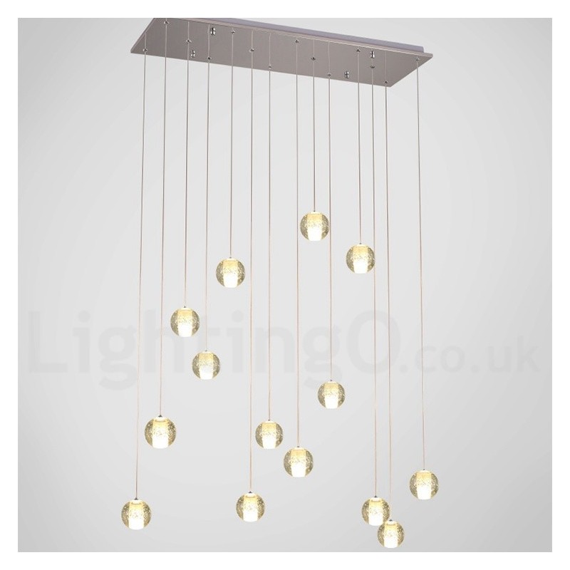 Creative Engineering Stage Meteorer Crystal Ball Pendant Light